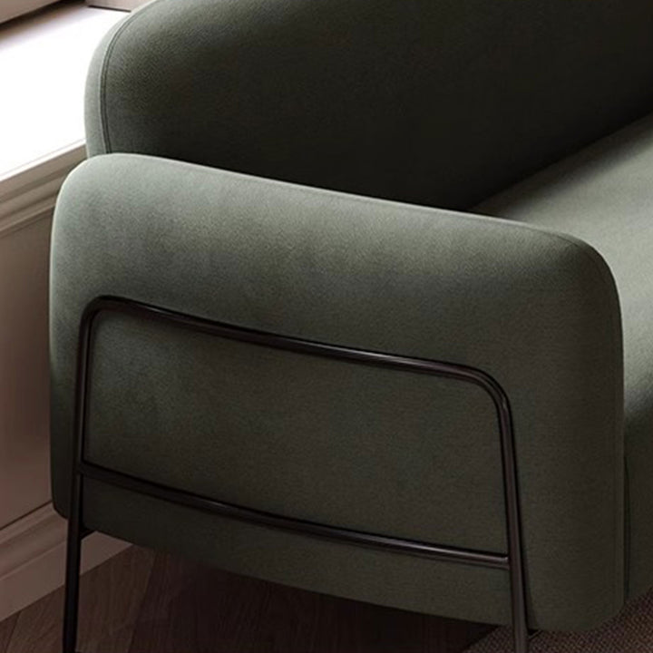 Elegant Round Arm Sofa Present Them