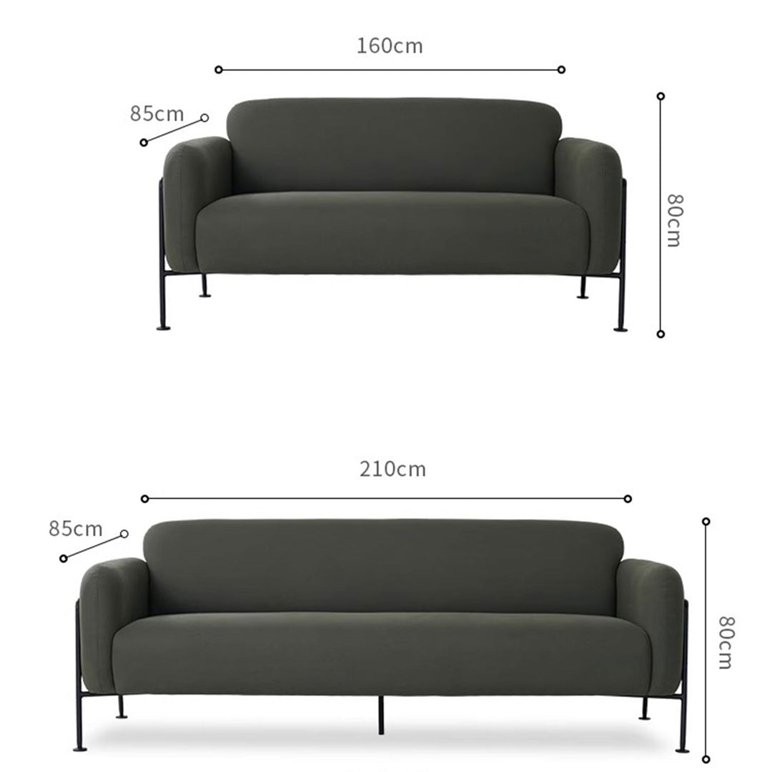 Elegant Round Arm Sofa Present Them