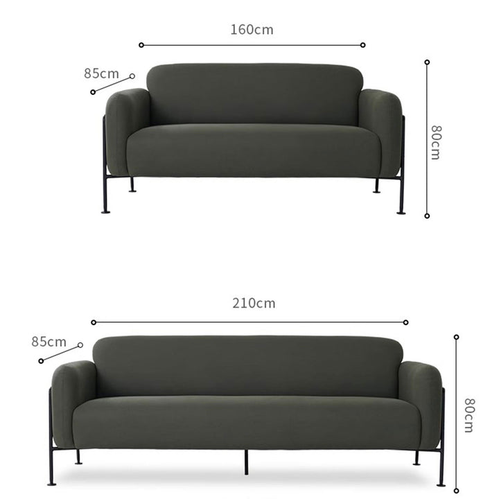 Elegant Round Arm Sofa Present Them