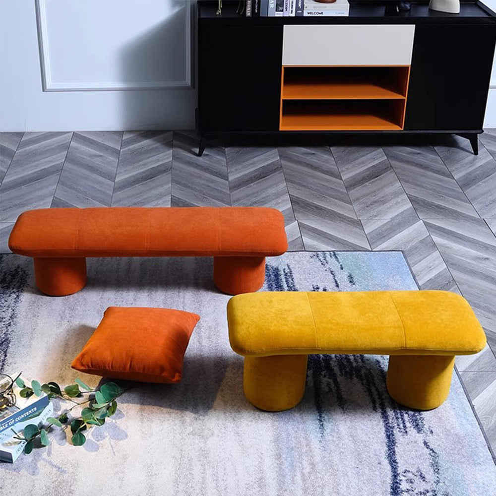 Elegant Upholstered Bench for Dining Present Them