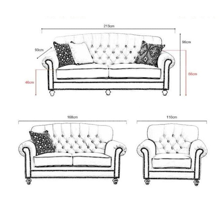 Elegant and Comfortable Chesterfield Sofa Present Them
