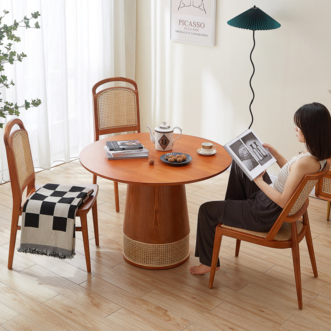 MAS-1293 Masdio Exquisite Ash Wood Dining Table Masdio