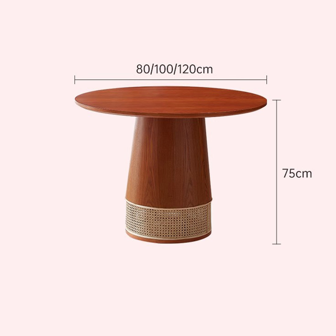 MAS-1293 Masdio Exquisite Ash Wood Dining Table Masdio