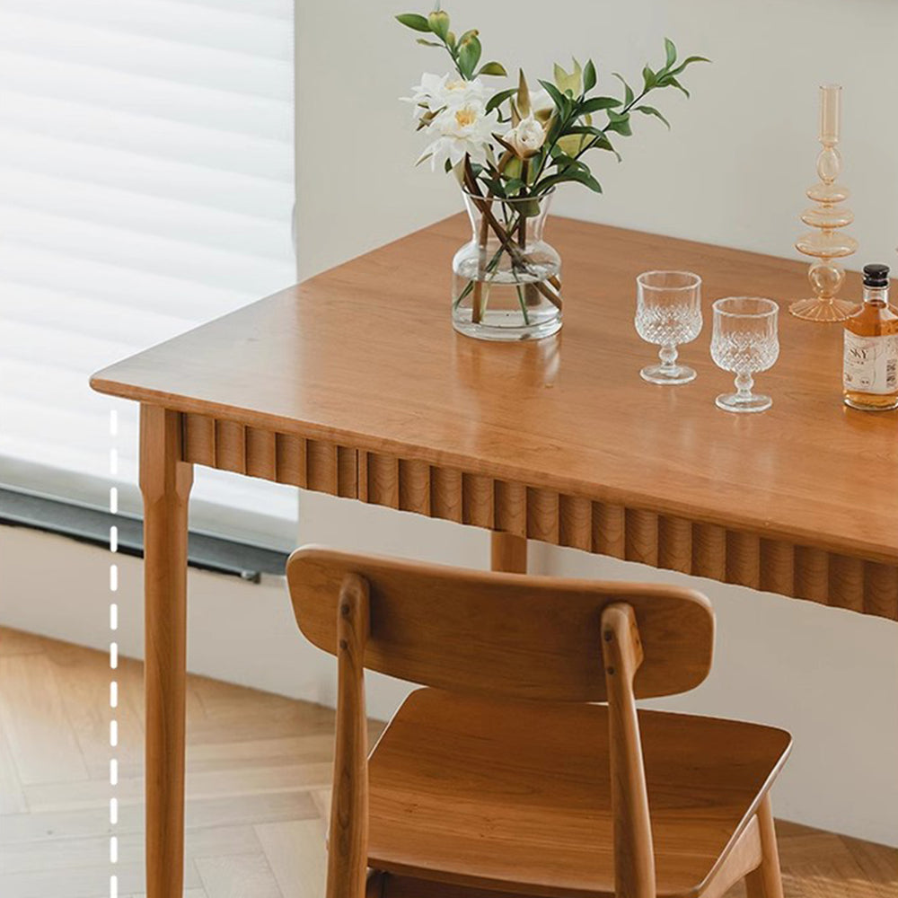 MAS-1303 Masdio Italian FAS Grade Cherry Wood Dining Table Masdio