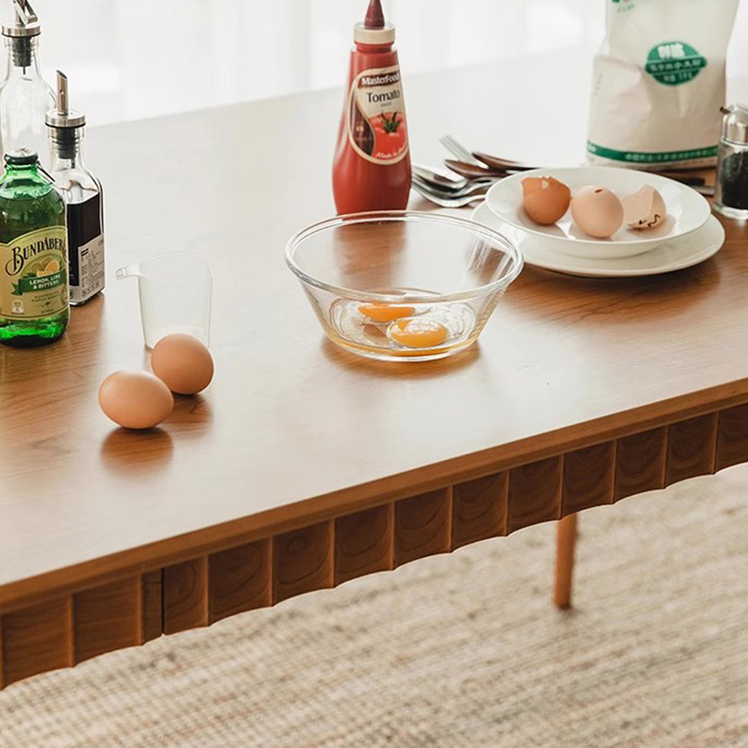 MAS-1303 Masdio Italian FAS Grade Cherry Wood Dining Table Masdio