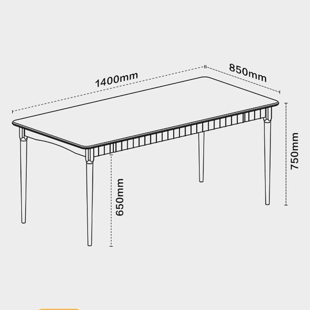 MAS-1303 Masdio Italian FAS Grade Cherry Wood Dining Table Masdio