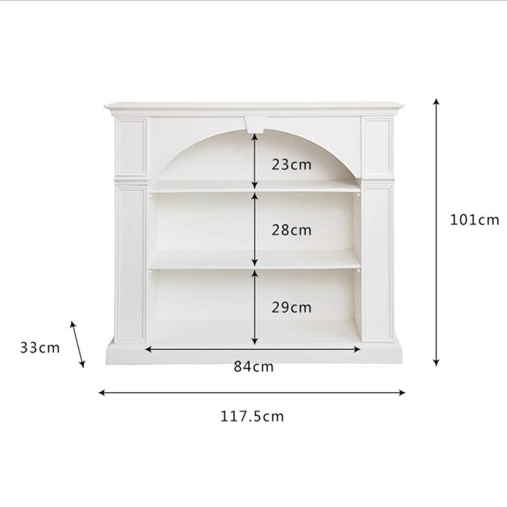 MAS-1330 Masdio French White Wooden Console Table Masdio