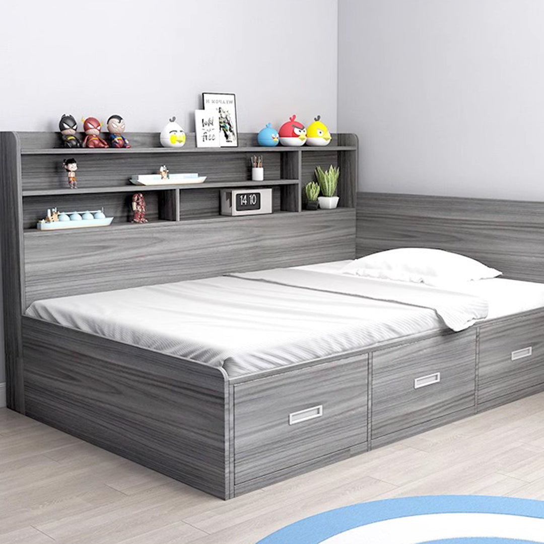 MAS-1206 Masdio Functional Storage Bed Frame for Space Optimization Present Them