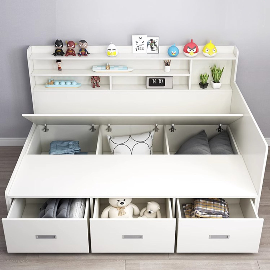 MAS-1206 Masdio Functional Storage Bed Frame for Space Optimization Present Them