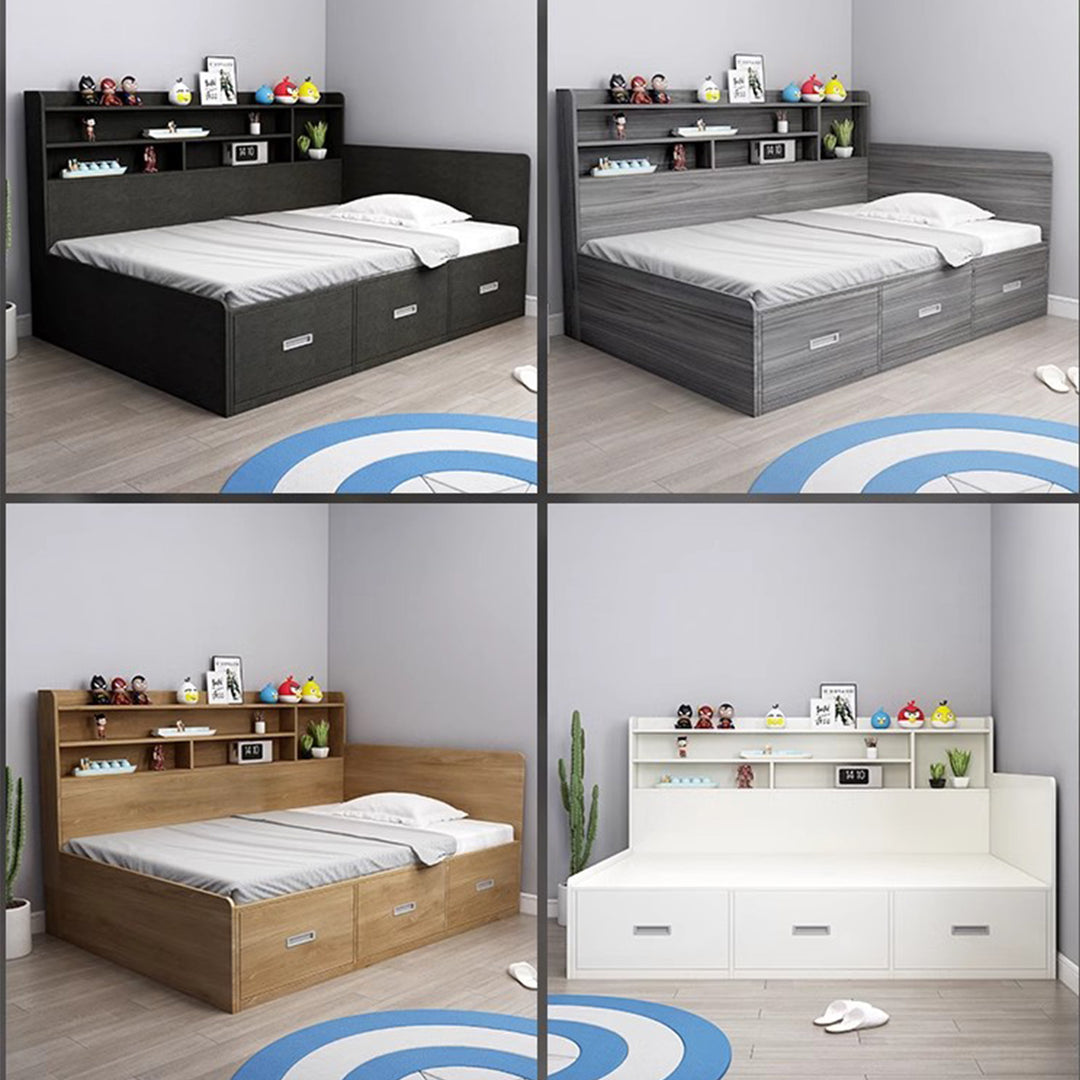 MAS-1206 Masdio Functional Storage Bed Frame for Space Optimization Present Them