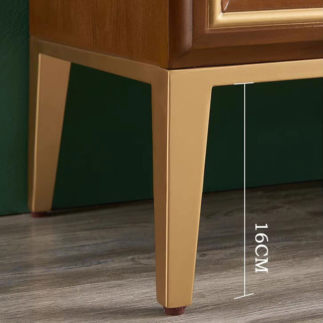Geometric Wood Carving Sideboard Cabinet Present Them