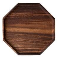Geometry Acacia Wood Plate Masdio