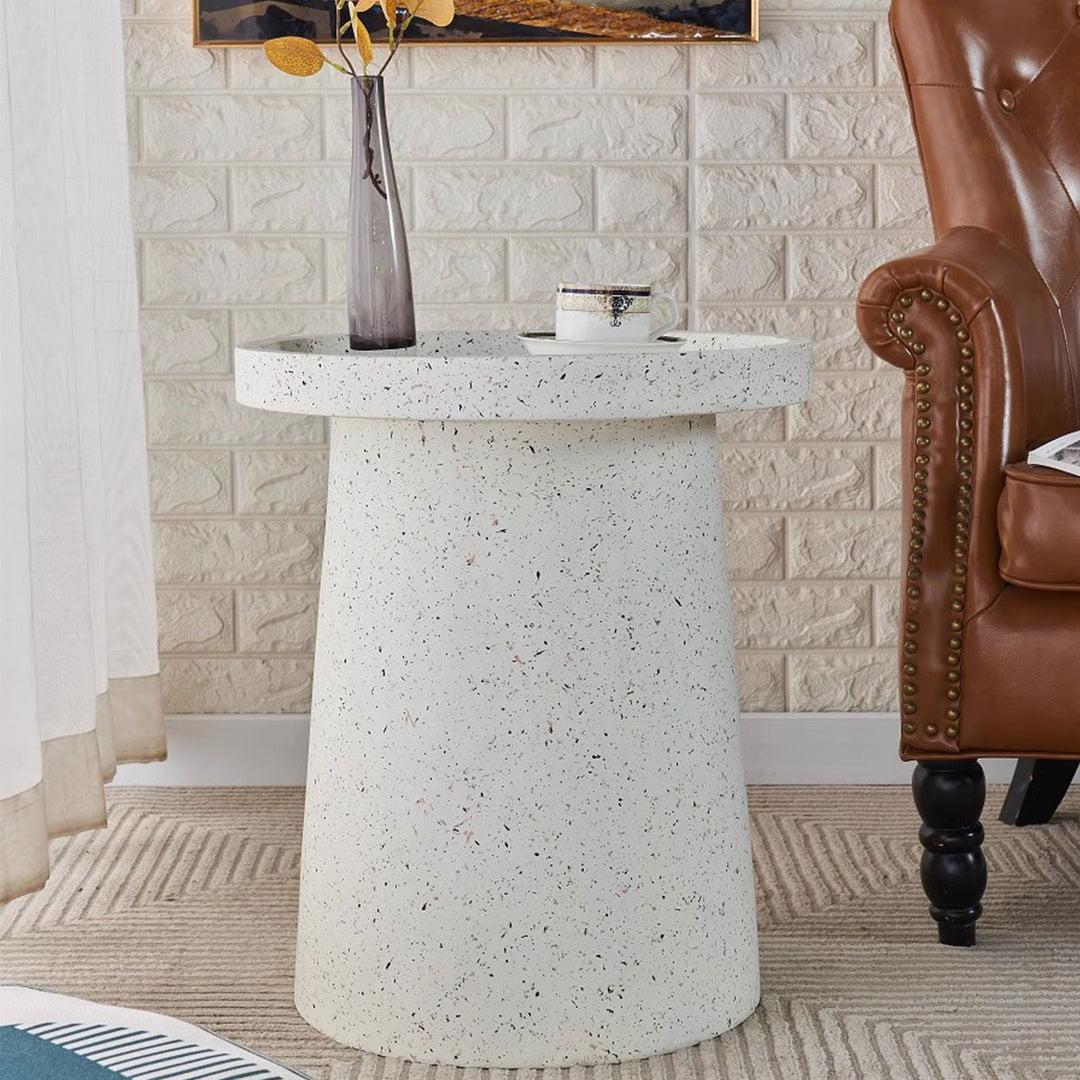 MAS-1397 Masdio Glitter Ceramic Tray Top End Table Masdio