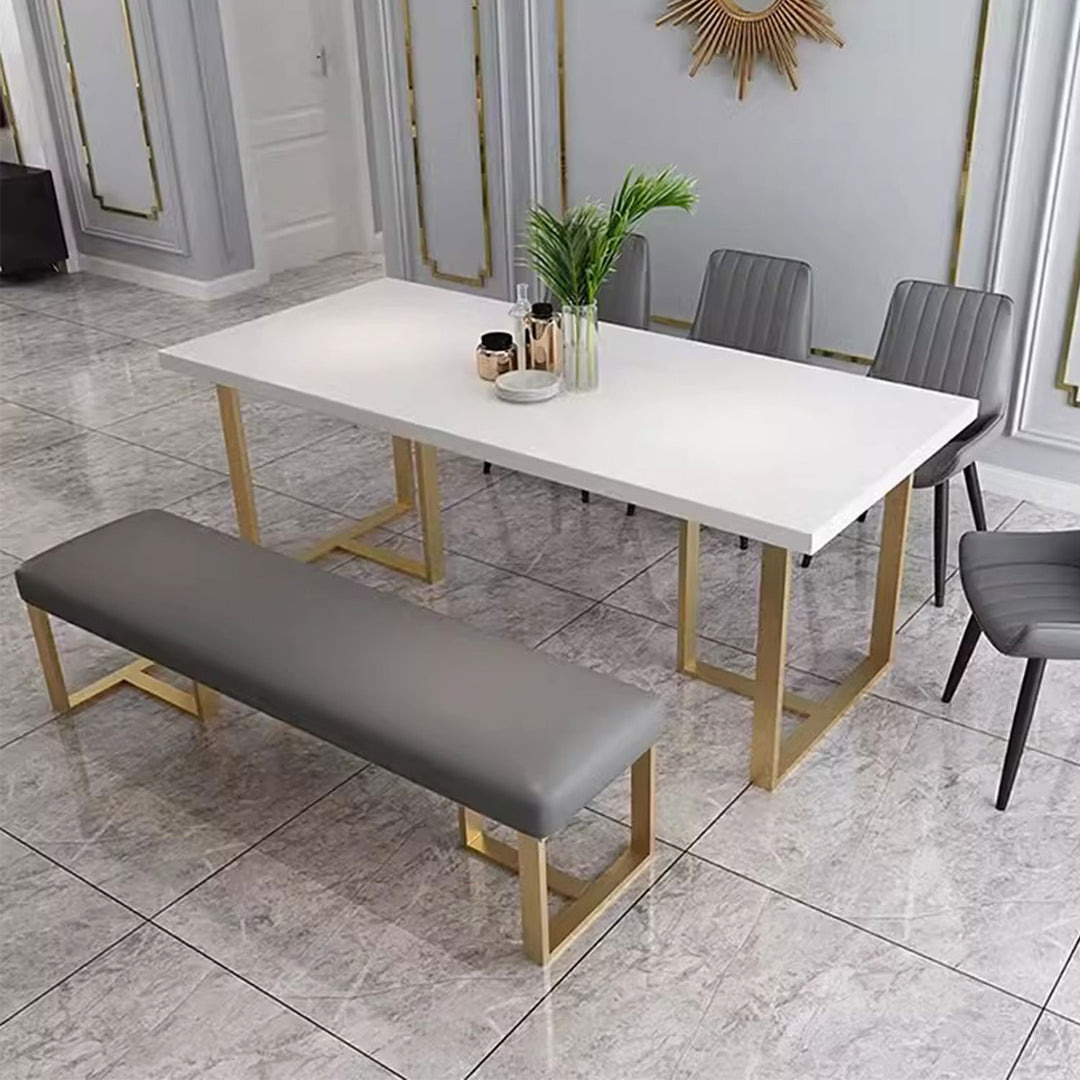 Gold Leg Bench Present Them
