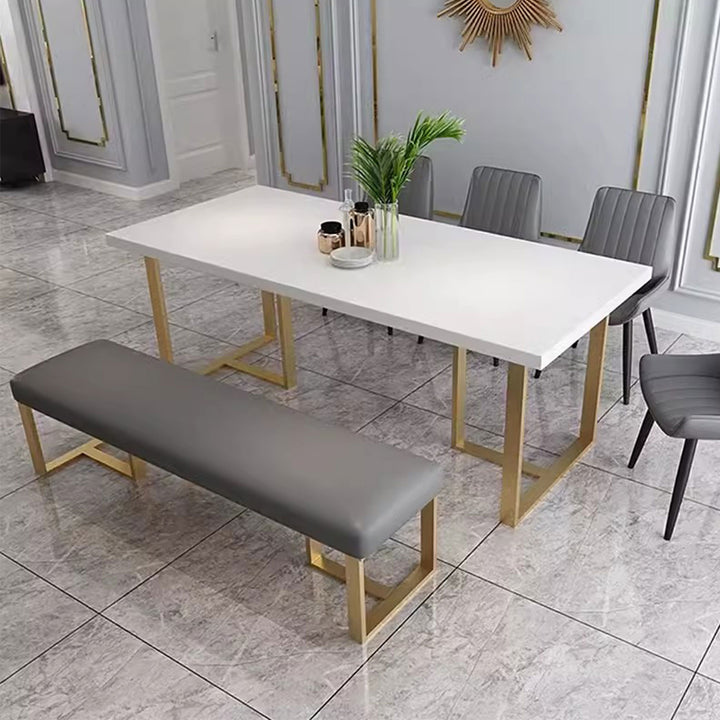 Gold Leg Bench Present Them