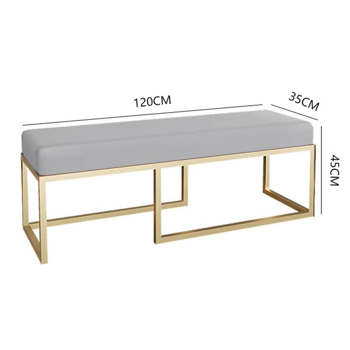 Gold Leg Bench Present Them