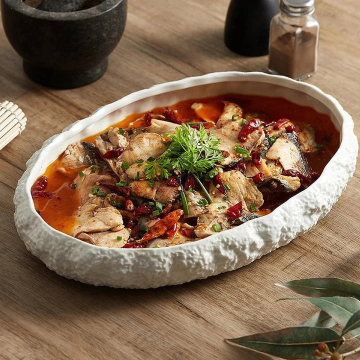 Grain Rock Platter Plate Collection Masdio
