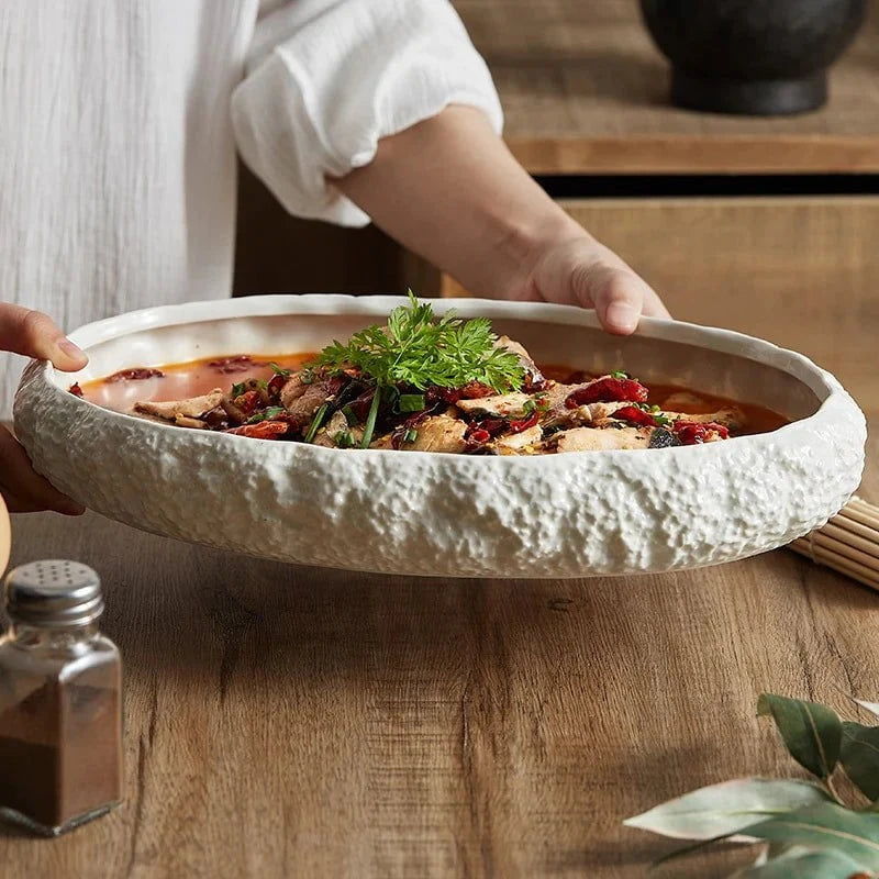 Grain Rock Platter Plate Collection Masdio