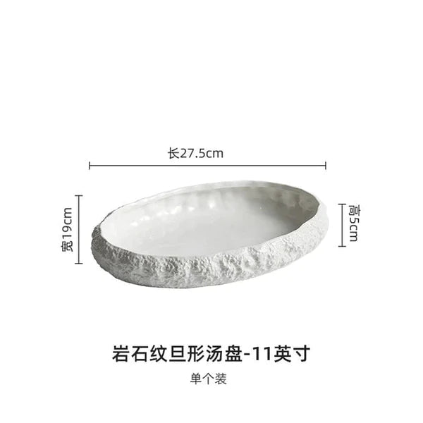Grain Rock Platter Plate Collection Masdio