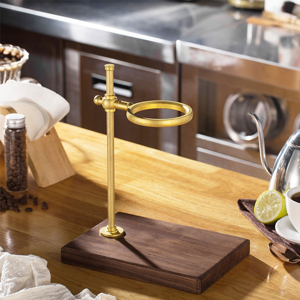 Handcrafted Black Walnut Coffee Dripper Stand Present Them