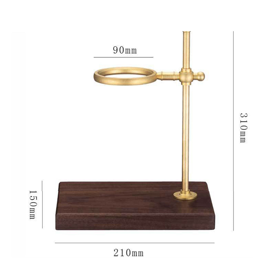 Handcrafted Black Walnut Coffee Dripper Stand Present Them