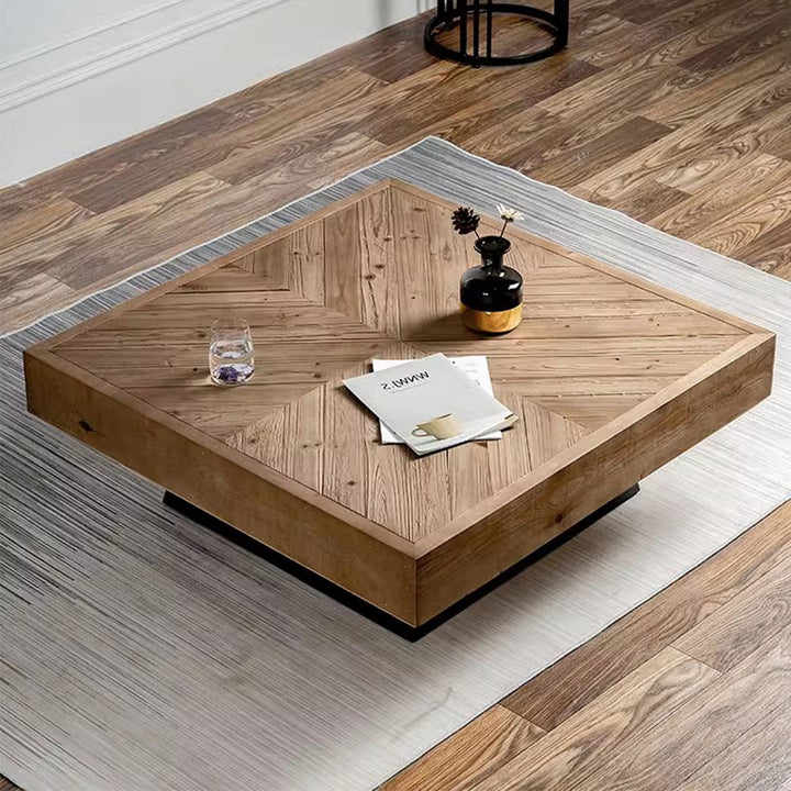 MAS-1251 Masdio Handcrafted Italy Pinewood Coffee Table Present Them