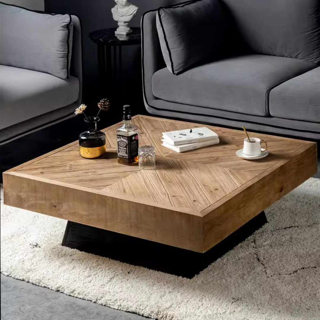 MAS-1251 Masdio Handcrafted Italy Pinewood Coffee Table Present Them