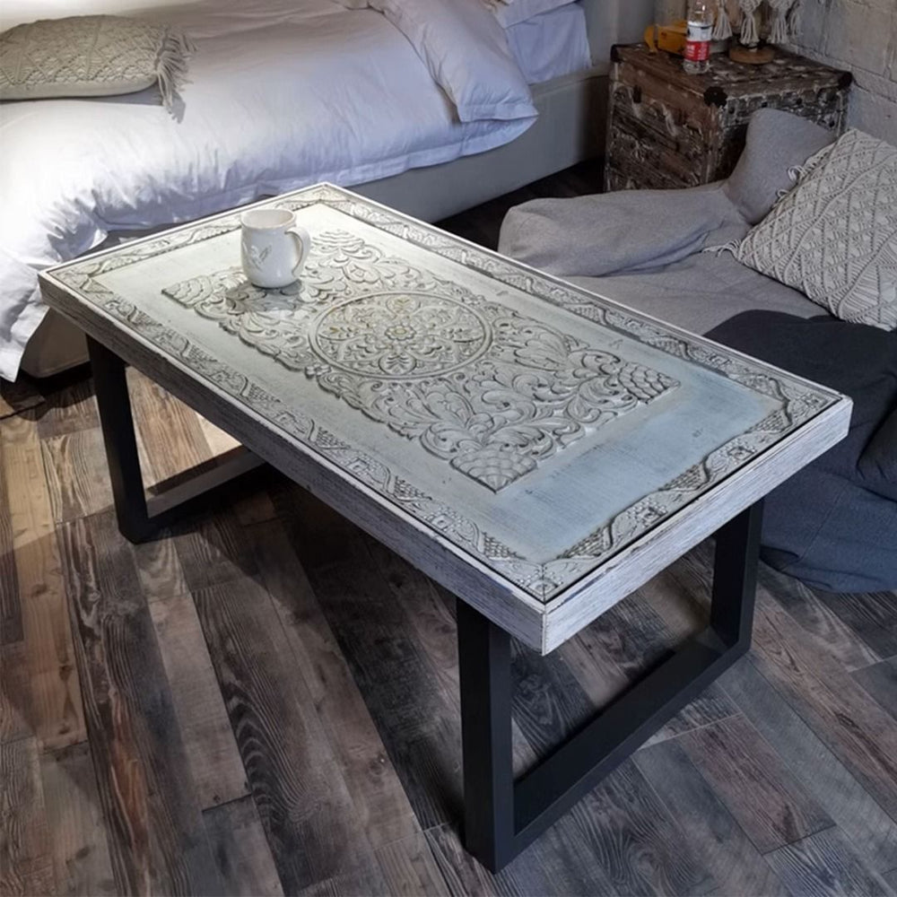 Handcrafted Solid Wood Accent Coffee Table Present Them