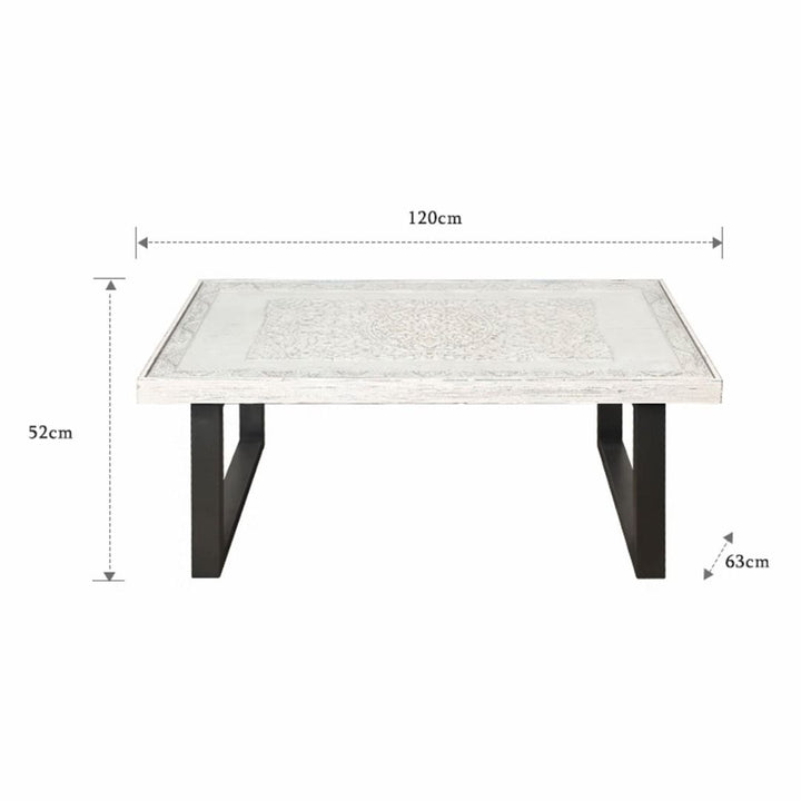 Handcrafted Solid Wood Accent Coffee Table Present Them