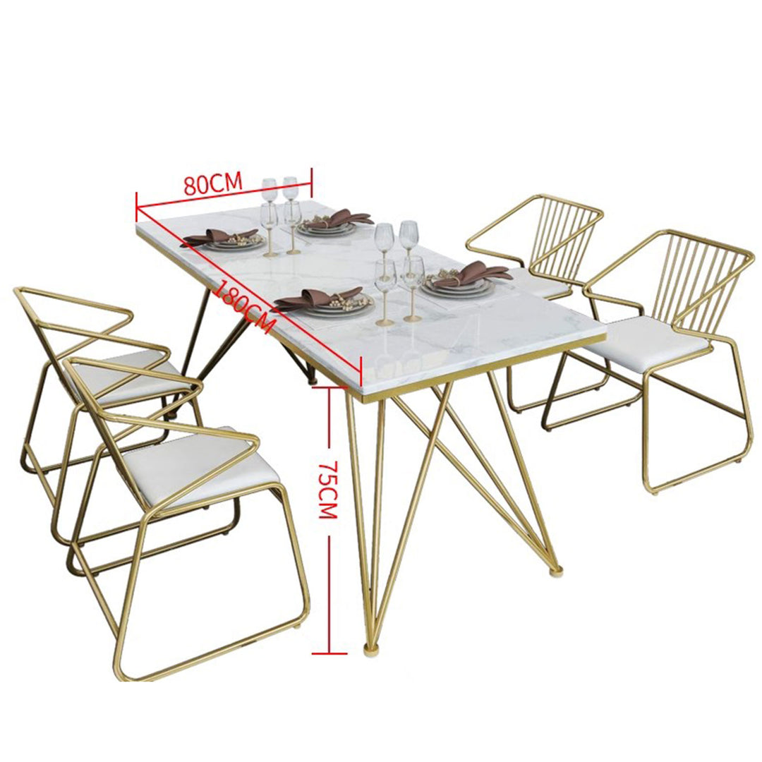MAS-1378 Masdio INGRID Marble Dining Table Masdio
