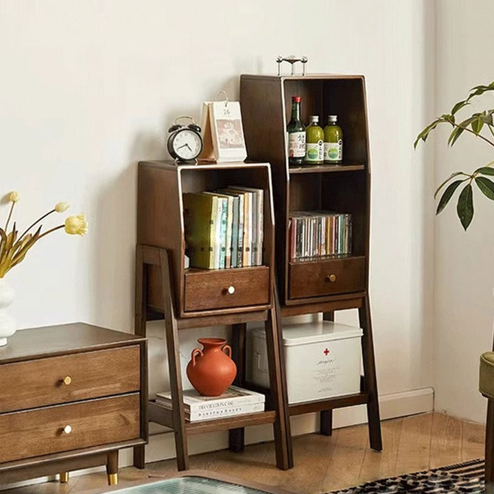 Leaning Bookshelf Present Them