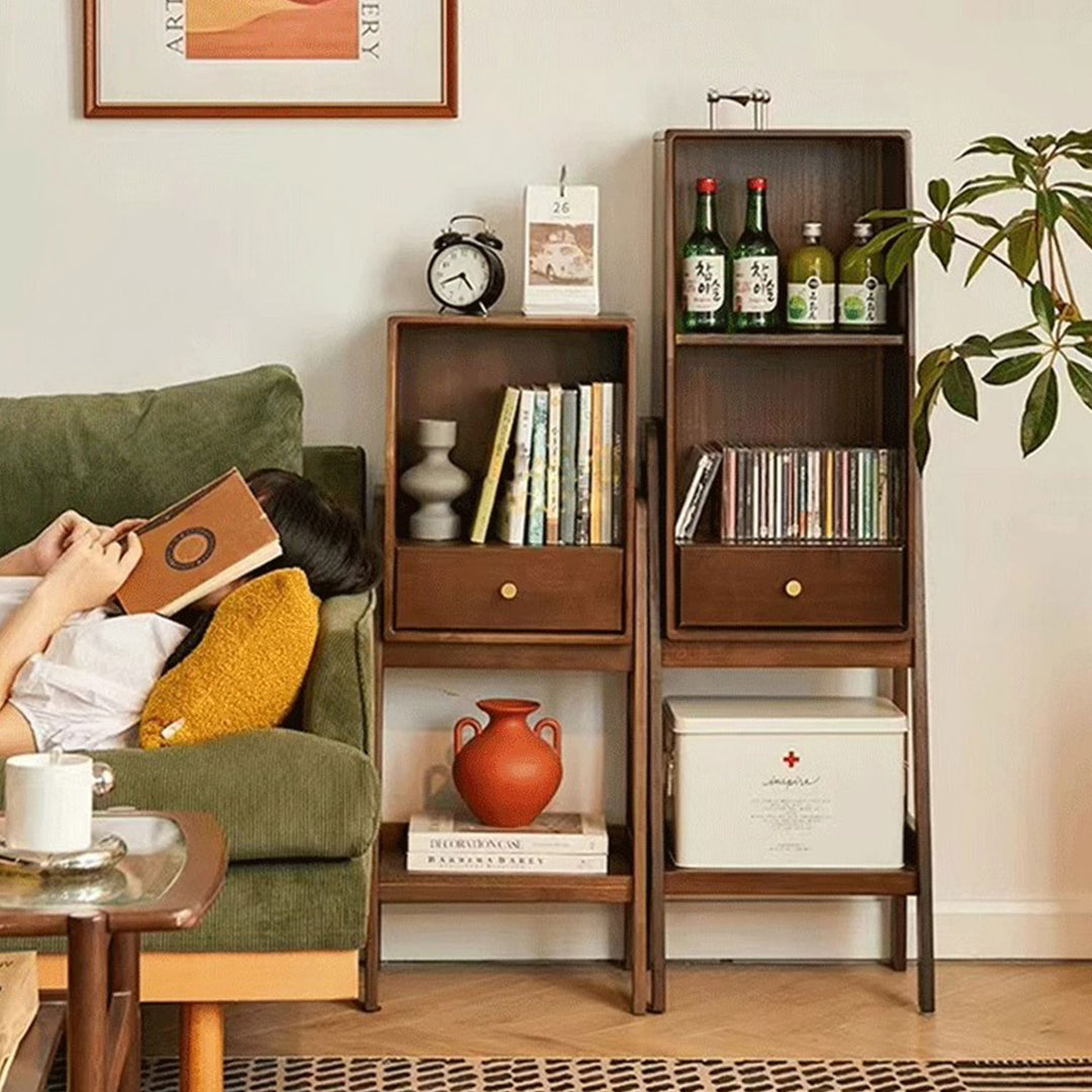 Leaning Bookshelf Present Them