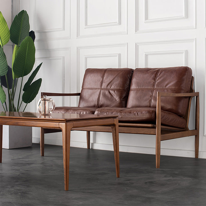 MAS-1357 Masdio Leather Sofa Visit Factory Outlet Masdio