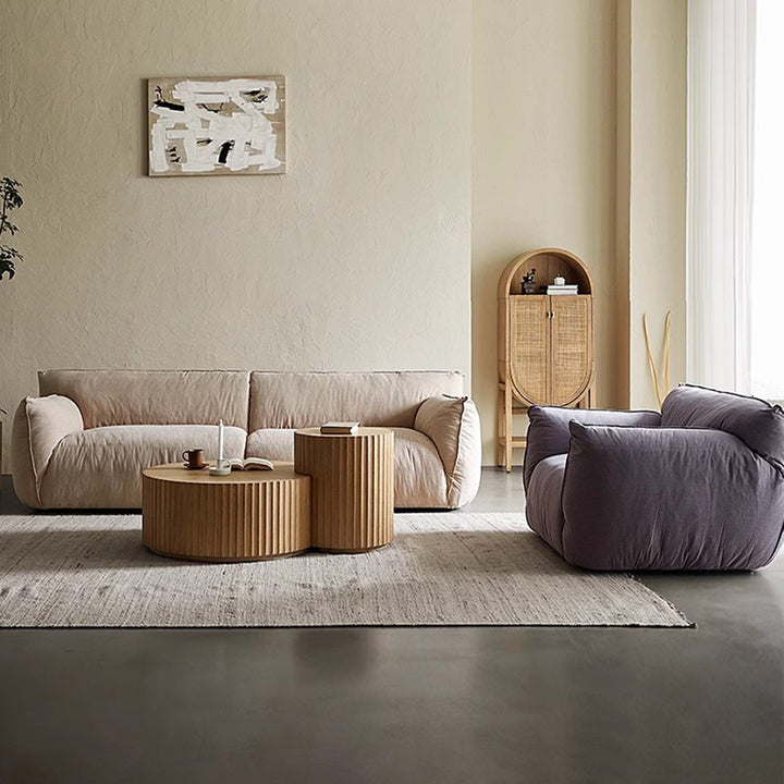 MAS-1214 Masdio Luxurious Fabric Sofa Present Them