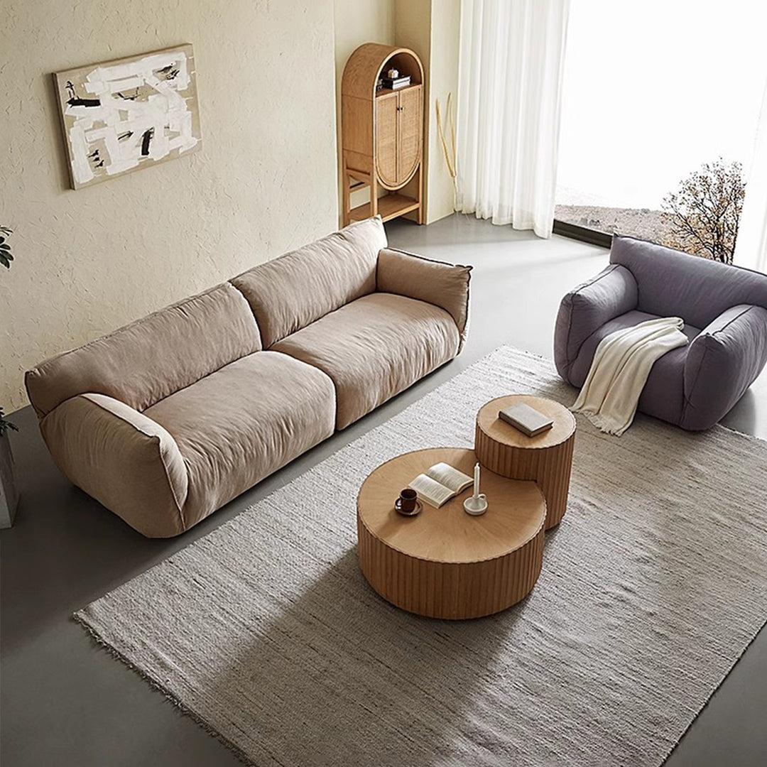 MAS-1214 Masdio Luxurious Fabric Sofa Present Them