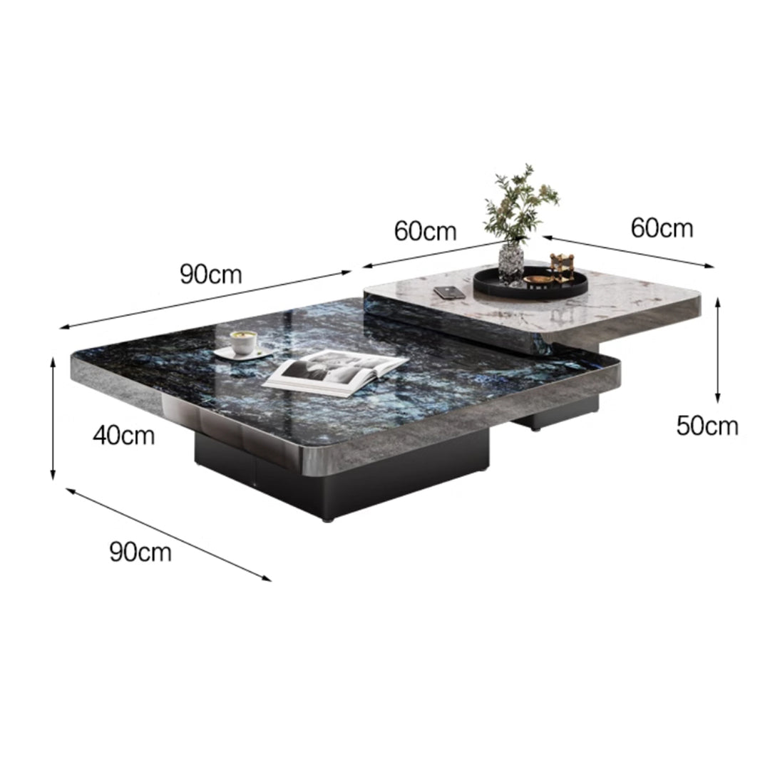 MAS-2219 Masdio HAZEL Modern Sintered Stone Coffee Table Masdio