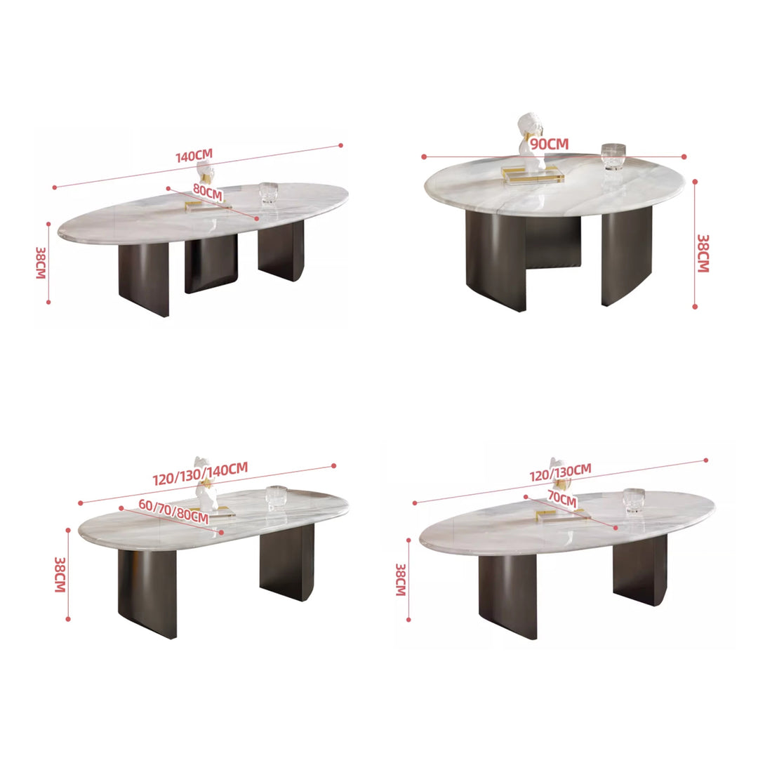 MAS-2230 Masdio JEREME Modern Marble Coffee Table Masdio
