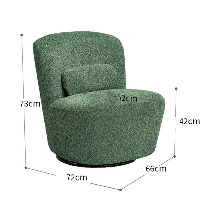 MAS-1597 Masdio Modern Boucle Armchair Masdio