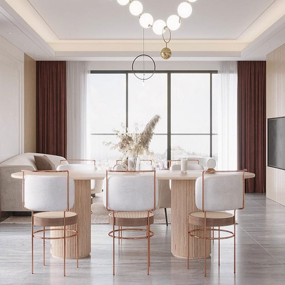 MAS-1603 Masdio Oal Wood Dining Table Masdio