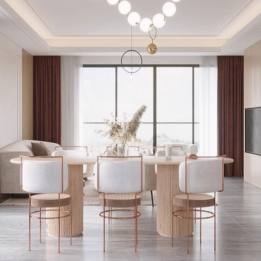 MAS-1603 Masdio Oal Wood Dining Table Masdio