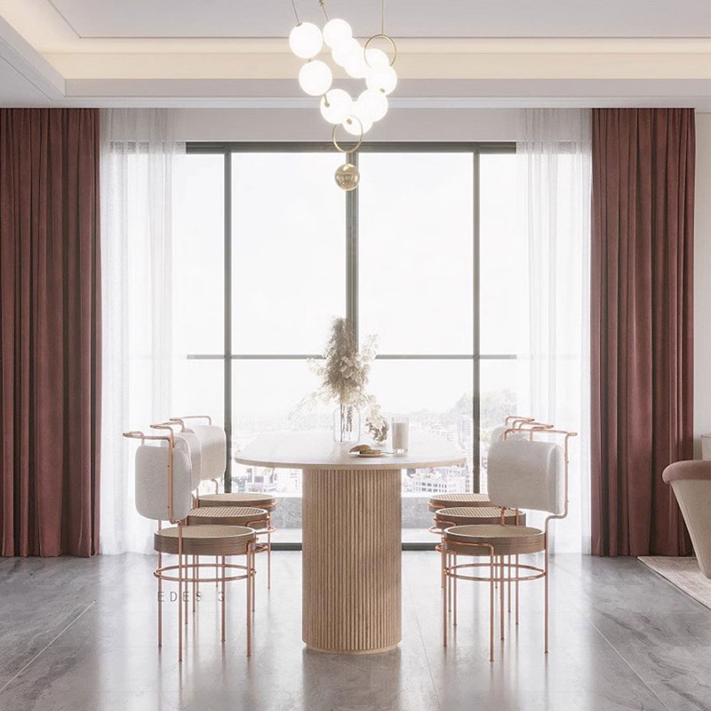 MAS-1603 Masdio Oal Wood Dining Table Masdio