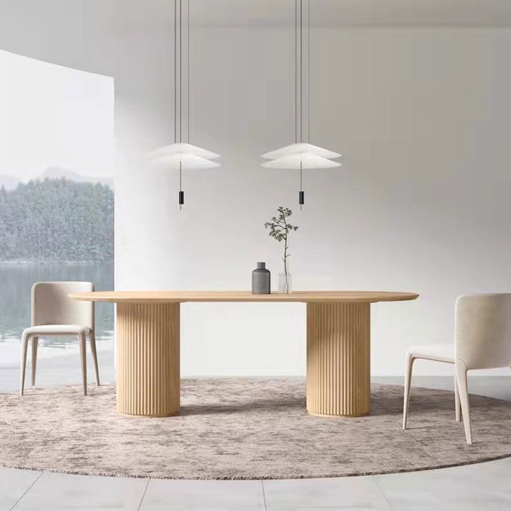 MAS-1603 Masdio Oal Wood Dining Table Masdio