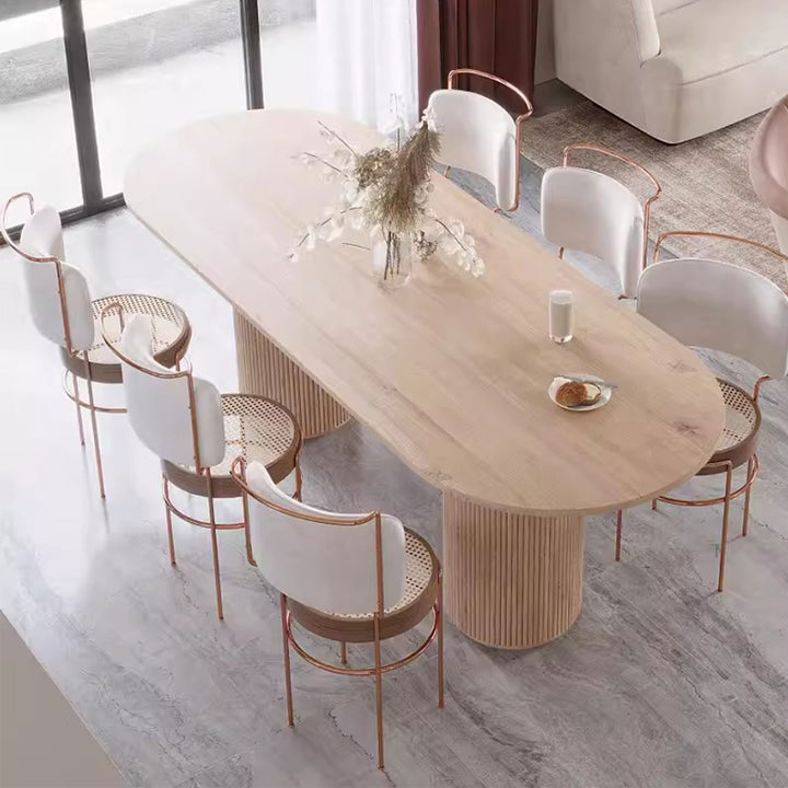 MAS-1603 Masdio Oal Wood Dining Table Masdio