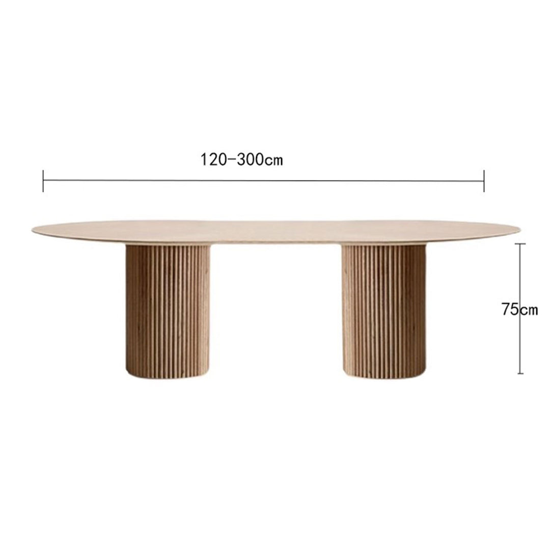 MAS-1603 Masdio Oal Wood Dining Table Masdio