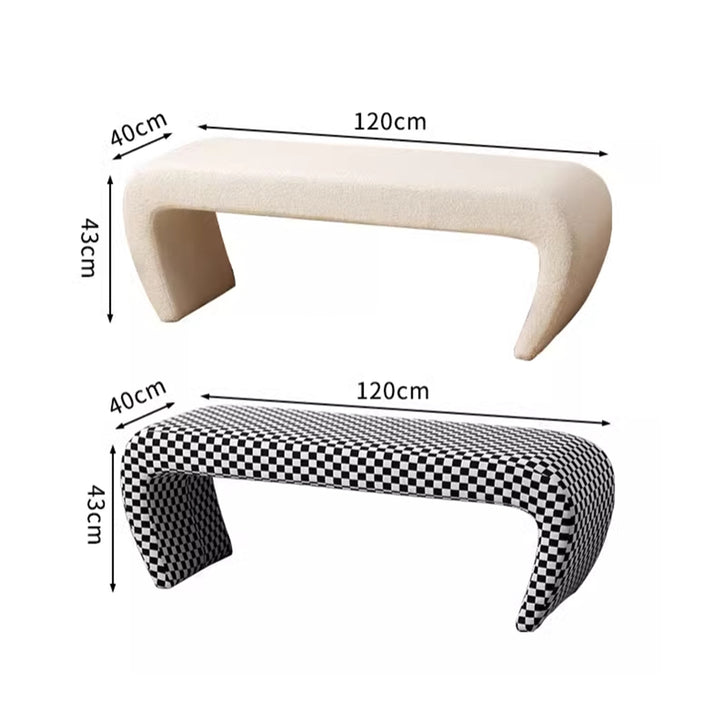 MAS-1638 Masdio Modern Sherpa Bench Masdio
