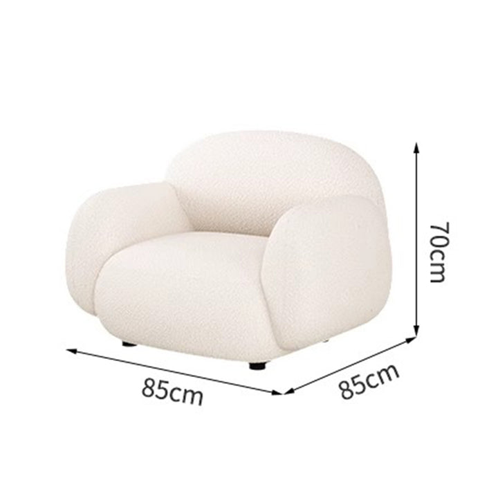 MAS-1645 Masdio Boucle Fabric Sofa Masdio