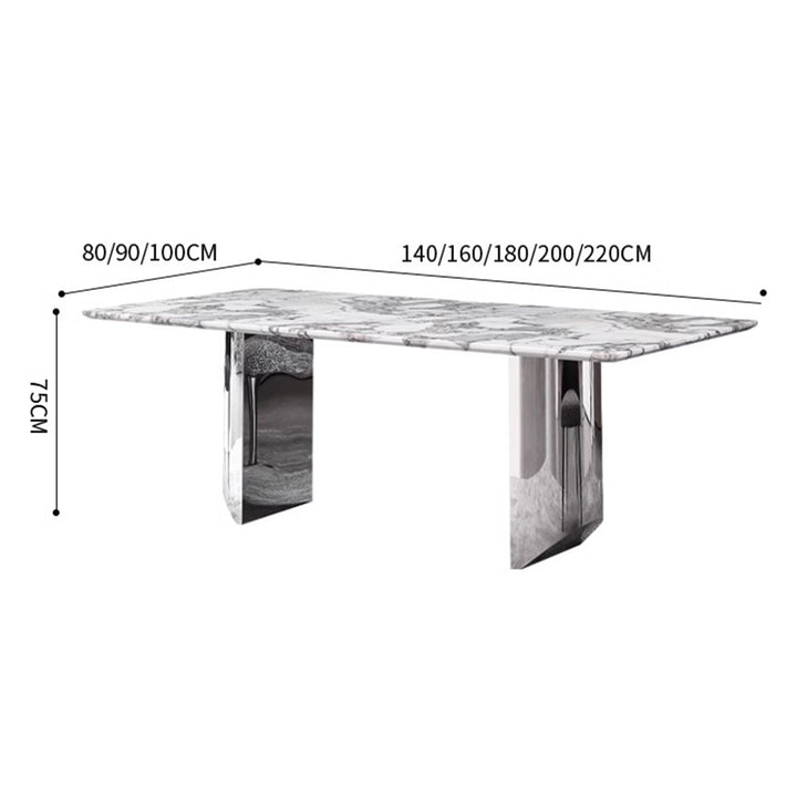 MAS-1646 Masdio Modern Marble Dining Table Masdio