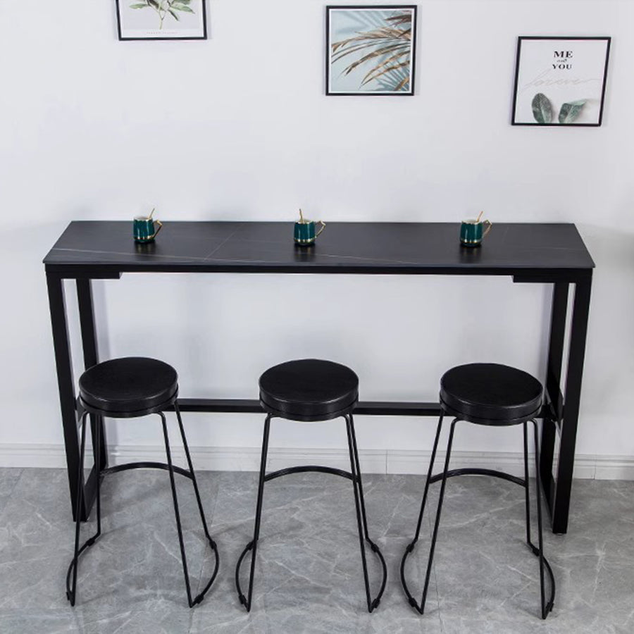 MAS-1660 Masdio Marble Slate Bar Table & Stool Masdio