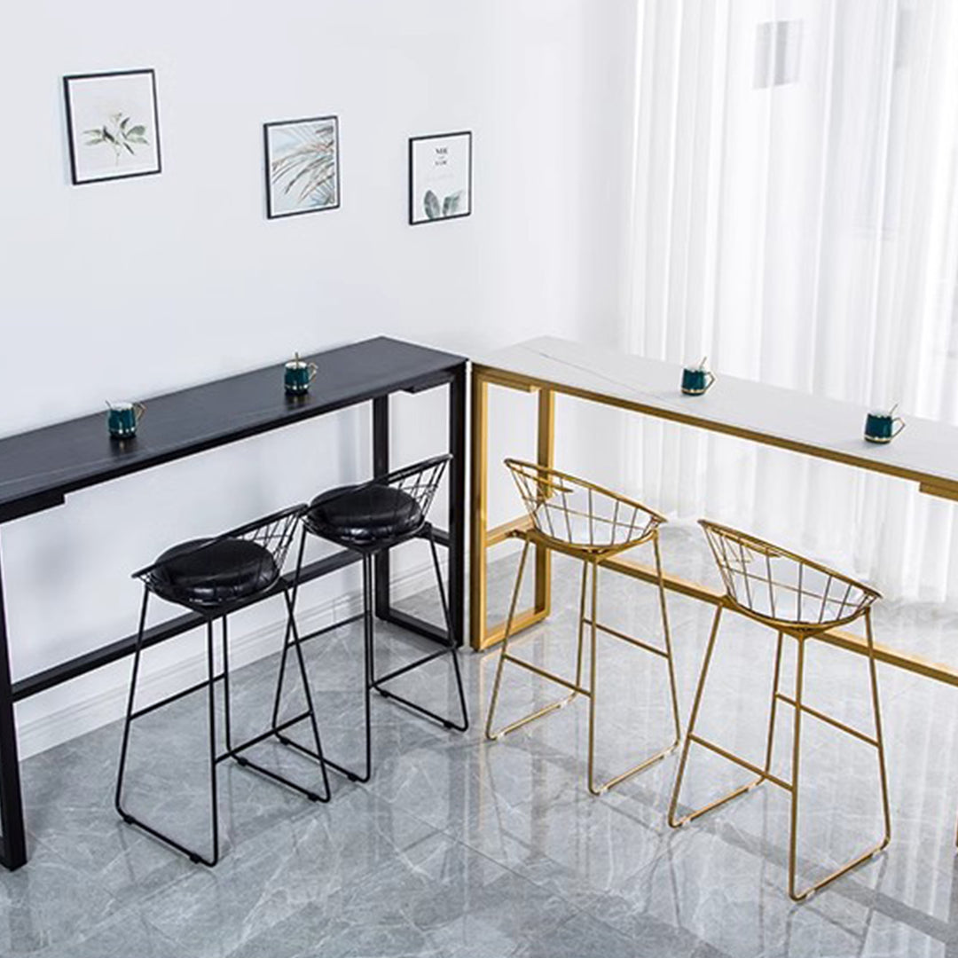 MAS-1660 Masdio Marble Slate Bar Table & Stool Masdio