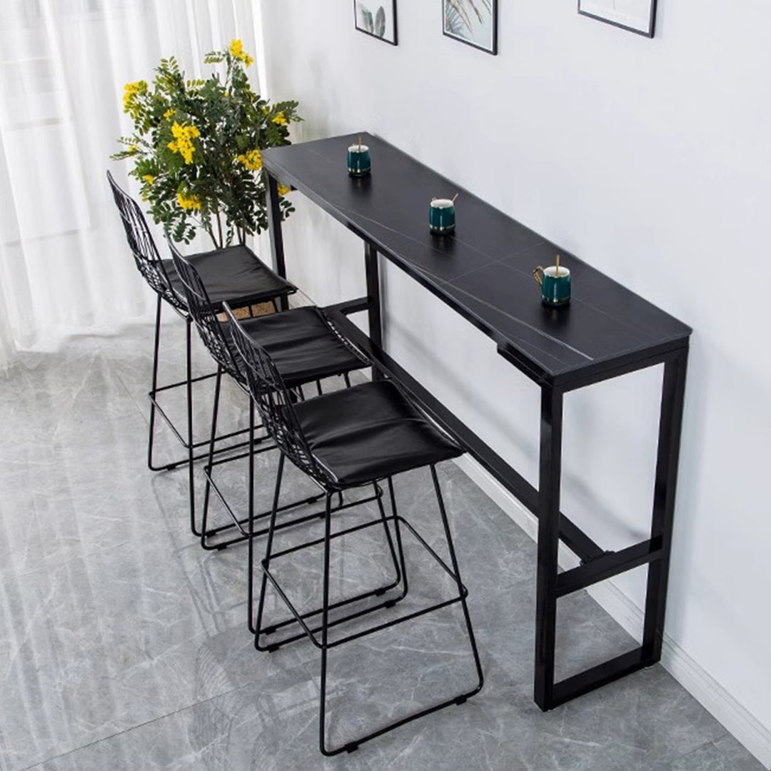 MAS-1660 Masdio Marble Slate Bar Table & Stool Masdio
